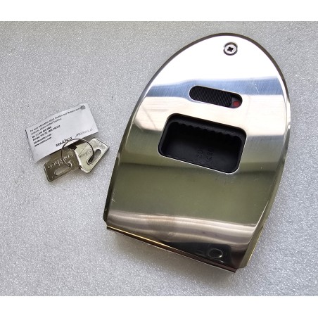 MF-03-310-24 SOUTHCO ZAMEK DO DRZWI PRZESUWNYCH OWALNYCH MF FLUSH STAL NIERDZEWNA WODOODPORNY (POWYSTAWOWY)