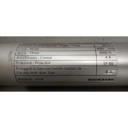 80083486 BARKA S.R.L. Siłownik elektryczny 4400224 400mm 24V 2000N IP65