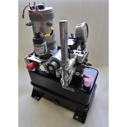 1012-1411-0153 BREVINI AGREGAT HYDRAULICZNY 12V 07kW 0,75ccm U-1sekcja z silnikiem (POTESTOWY)