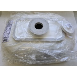 SILK500BP OMNIRES UMYWALKA NABLATOWA 50x35CM BIAŁY POŁYSK SILK M+ ( DELIKATNIE USZKODZONA)