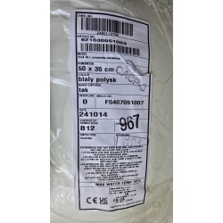 SILK500BP OMNIRES UMYWALKA NABLATOWA 50x35CM BIAŁY POŁYSK SILK M+ ( DELIKATNIE USZKODZONA)