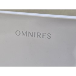 SILK500BP OMNIRES UMYWALKA NABLATOWA 50x35CM BIAŁY POŁYSK SILK M+ ( DELIKATNIE USZKODZONA)