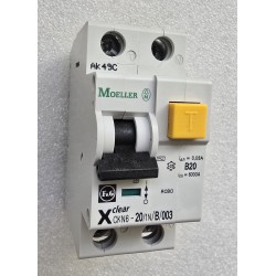 CKN6-20/1N/B/003 EATON MOELLER xClear WYŁĄCZNIK RÓŻNICOWONADPRĄDOWY RCBO 20A (OUTLET)