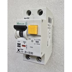 CKN6-20/1N/B/003 EATON MOELLER xClear WYŁĄCZNIK RÓŻNICOWONADPRĄDOWY RCBO 20A (OUTLET)