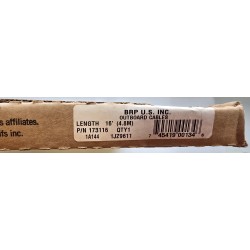 173116 JOHNSON EVINRUDE BOMBARDIER KABEL STERUJĄCY PRZEPUSTNICĄ I ZMIANĄ BIEGÓW 16FT 4,8M