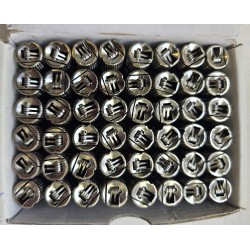 C12 HETTICH ZAWIAS CYLINDRYCZNY NIKLOWANY C12 SREBRNY (ZESTAW 48 SZTUK)