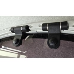 854621 MOONLIGHT BSI OKNO JACHTOWE Z SZYBĄ PRZYCIEMNIONĄ BIAŁA RAMA 482x227mm (OUTLET)