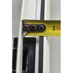 854621 MOONLIGHT BSI OKNO JACHTOWE Z SZYBĄ PRZYCIEMNIONĄ BIAŁA RAMA 482x227mm (OUTLET)