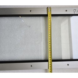 OKNO ALUMINIOWE DO JACHTU KAMPERA PRZYCZEPY 560x270x18 NIEOTWIERANE (OUTLET)