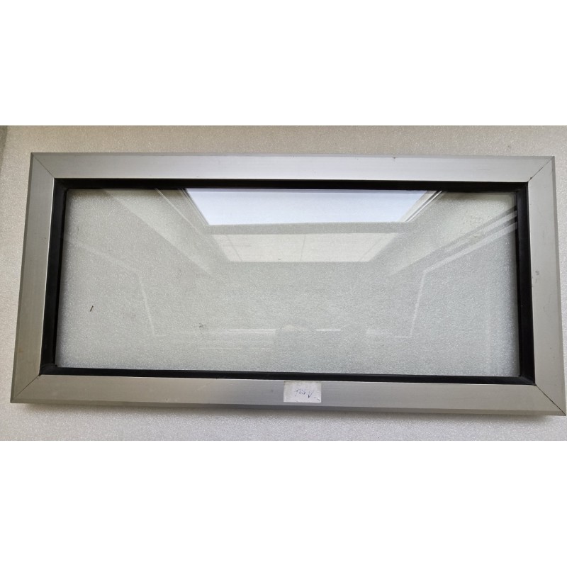 OKNO ALUMINIOWE DO JACHTU KAMPERA PRZYCZEPY 560x270x18 NIEOTWIERANE (OUTLET)