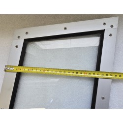 OKNO ALUMINIOWE DO JACHTU KAMPERA PRZYCZEPY TRAPEZ +/- 560 (570)x270 (280) NIEOTWIERANE (OUTLET)