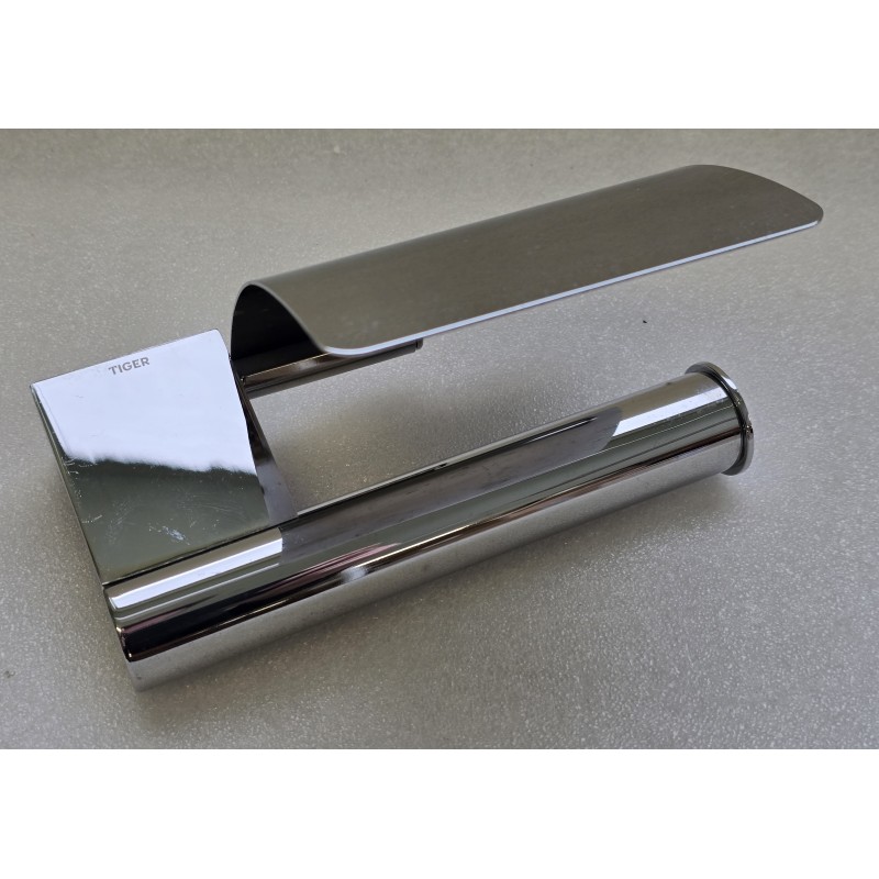 TIGER UCHWYT ŚCIENNY DO PAPIERU TOALETOWEGO CHROM (POWYSTAWOWY)