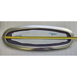 OKNO JACHTOWE OWALNE NIEOTWIERANE Z PRZYCIEMNIONĄ SZYBĄ 520x185MM(OUTLET)