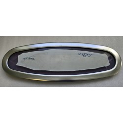 OKNO JACHTOWE OWALNE NIEOTWIERANE Z PRZYCIEMNIONĄ SZYBĄ 520x185MM(OUTLET)