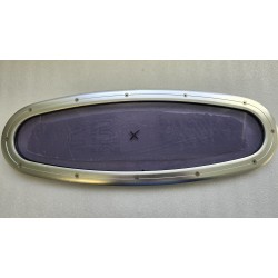 OKNO JACHTOWE OWALNE NIEOTWIERANE Z PRZYCIEMNIONĄ SZYBĄ 520x185MM P6 (OUTLET)