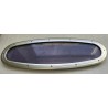 OKNO JACHTOWE OWALNE NIEOTWIERANE Z PRZYCIEMNIONĄ SZYBĄ 520x185MM P6 (OUTLET)