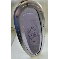 OKNO JACHTOWE OWALNE NIEOTWIERANE Z PRZYCIEMNIONĄ SZYBĄ 520x185MM P6 (OUTLET)