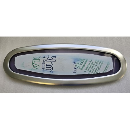 OKNO JACHTOWE OWALNE NIEOTWIERANE Z PRZYCIEMNIONĄ SZYBĄ 520x185MM P6 (OUTLET)