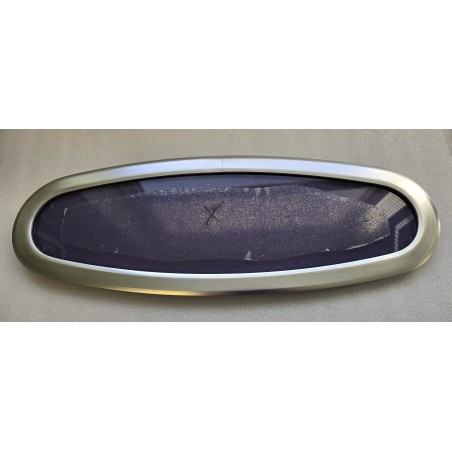 OKNO JACHTOWE OWALNE NIEOTWIERANE Z PRZYCIEMNIONĄ SZYBĄ 520x185MM P7 (OUTLET)