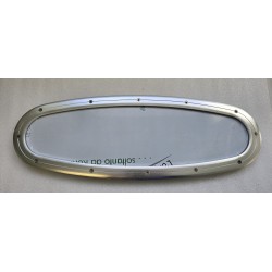 OKNO JACHTOWE OWALNE NIEOTWIERANE Z PRZYCIEMNIONĄ SZYBĄ 520x185MM P7 (OUTLET)