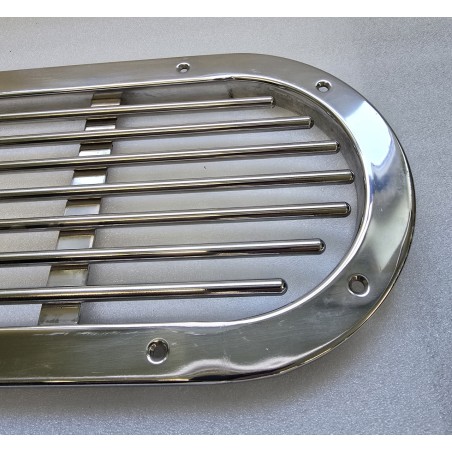 ROCA KRATKA WENTYLACYJNA OWALNA STAL NIERDZEWNA AISI316 645x192