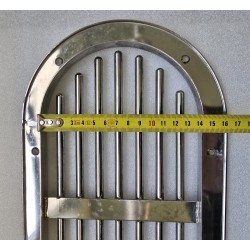 ROCA KRATKA WENTYLACYJNA OWALNA STAL NIERDZEWNA AISI316 645x192