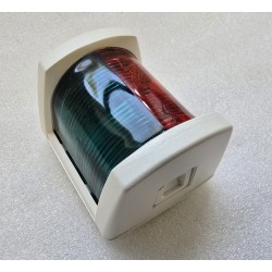 2LT 003.562-141 HELLA MARINE LAMPA NAWIGACYJNA DZIOBOWA ZIELONO-CZERWONA BIAŁA OBUDOWA (OUTLET)
