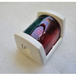 2LT 003.562-141 HELLA MARINE LAMPA NAWIGACYJNA DZIOBOWA ZIELONO-CZERWONA BIAŁA OBUDOWA (OUTLET)
