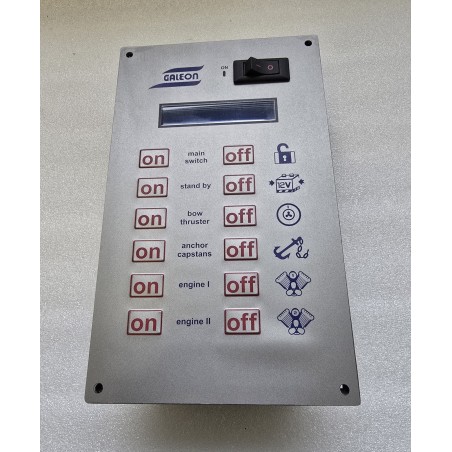 SPIDER 210 PANEL STERUJĄCY NA 6 WŁĄCZNIKÓW Z JACHTU GALEON (POTESTOWY)