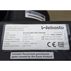 WBCL120003C WEBASTO KLIMATYZATOR JACHTOWY BlueCool S-Series S13 230V S13-R-230V-REV-R410a (OUTLET)