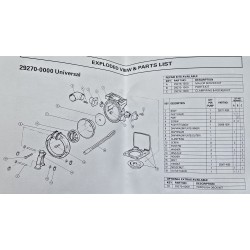 29279-0000 JABSCO POKRYWA Z USZCZELKĄ POMPY JABSCO (OUTLET)