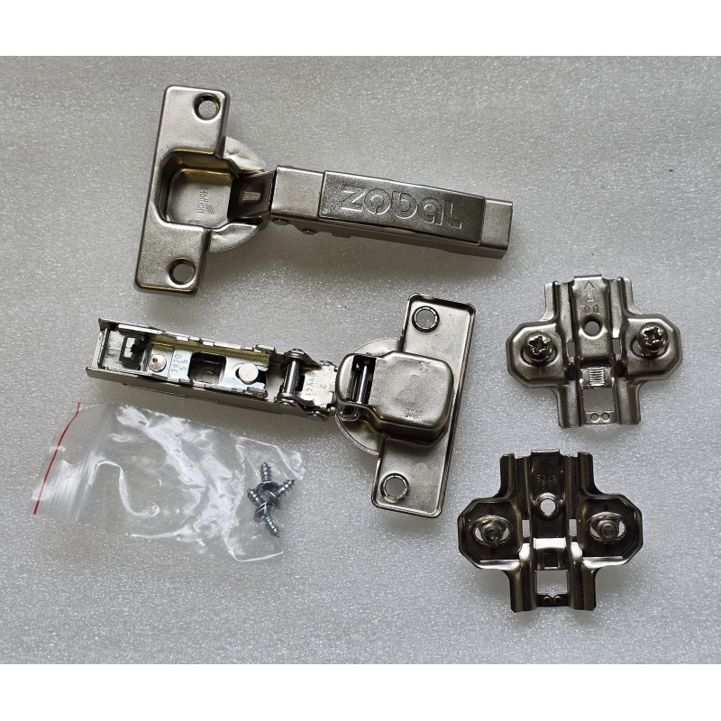 HETTICH INTERMAT ZAWIASY DRZWI (2YY35 3726 56) FRONTÓW ZOBAL Z PROWADNIKIEM 5249 5.1
