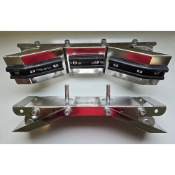 TENDER HB TECHNICS PODPORA KOŁYSKI DO PONTONU ZE STALI NIERDZEWNEJ PUSH-FIT 54CM (MNIEJSZA)