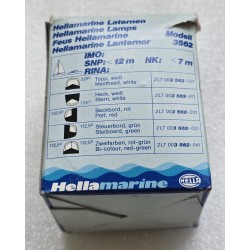 3562 HELLA MARINE 2LT 003 562-042 LAMPA NAWIGACYJNA CZARNA ZIELONO-CZERWONA (1 SZTUKA)