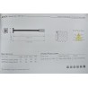 53 MOSCA 1030NAT CANTALUPI LAMPKA LED DO CZYTANIA 3W 24V CHROM SKÓRA BLACK PYTHON (OUTLET)