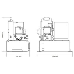 DC2000 SEASTAR HYDRAULICZNA POMPA WSPOMAGANIA DO UKŁADU KIEROWNICZEGO 24V (OUTLET)