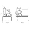 DC2000 SEASTAR HYDRAULICZNA POMPA WSPOMAGANIA DO UKŁADU KIEROWNICZEGO 24V (OUTLET)