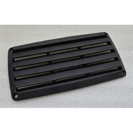 480802 ROCA KRATKA WENTYLACYJNA CZARNA MAT 200X100MM PVC (OUTLET)
