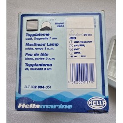 2LT002984-351 HELLA MARINE ŚWIATŁO MASZTOWE NAWIGACYJNE 2984 BIAŁE 12V 3NM (POWYSTAWOWE)