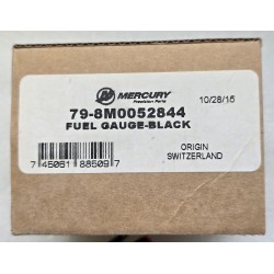 79-8M0052844 MERCURY WSKAŹNIK PALIWA CZARNA TARCZA 52MM (OUTLET)