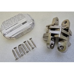 341.07.763 HAFELE ZAWIAS SOSS DO DRZWI WEWNĘTRZNYCH BEZPRZYLGOWYCH 35-38MM NIKIEL (OUTLET)