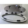 854621 MOONLIGHT BSI OKNO JACHTOWE Z SZYBĄ PRZYCIEMNIONĄ OWALNE BIAŁA RAMA 482x227mm (OUTLET)