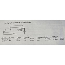 854621 MOONLIGHT BSI OKNO JACHTOWE Z SZYBĄ PRZYCIEMNIONĄ OWALNE BIAŁA RAMA 482x227mm (OUTLET)