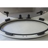 854621 MOONLIGHT BSI OKNO JACHTOWE Z SZYBĄ PRZYCIEMNIONĄ OWALNE BIAŁA RAMA 482x227mm (OUTLET)