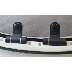 854621 MOONLIGHT BSI OKNO JACHTOWE Z SZYBĄ PRZYCIEMNIONĄ OWALNE BIAŁA RAMA 482x227mm (OUTLET)