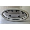 854621 MOONLIGHT BSI OKNO JACHTOWE Z SZYBĄ PRZYCIEMNIONĄ OWALNE BIAŁA RAMA 482x227mm (OUTLET)