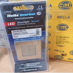 2JA 980 596-131 HELLA MARINE LAMPKA Slim Line HM LED 24V KWADRAT, CHROM