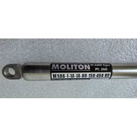 MS06-1-1A-1A-80-150-464 MOLITON (Eurotechnika) AMORTYZATOR DO LUKU STAL INOX-316  SA SPRĘŻYNA GAZOWA (OUTLET)
