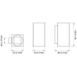 Q26002412BIN QUICK LAMPA KOJOWA QB-TOWER 2L 6+6W WL 1030V INOX DAYLIGHT