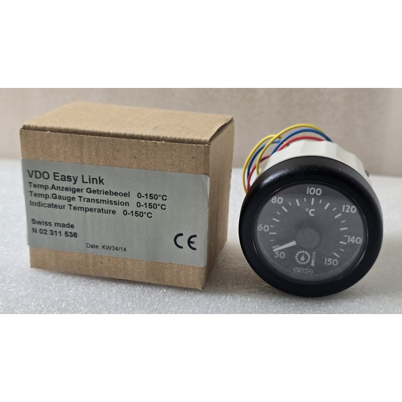 N02311536 VDO (51.27401-7011 MAN) WSKAŹNIK TEMPERATURY 50-150ºC 12/24V 02311535